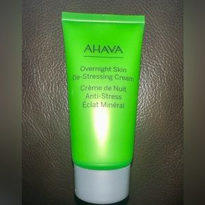 Ahava Mineral Radiance Overnight De-Stressing Cream | 1.7 fl oz NEW